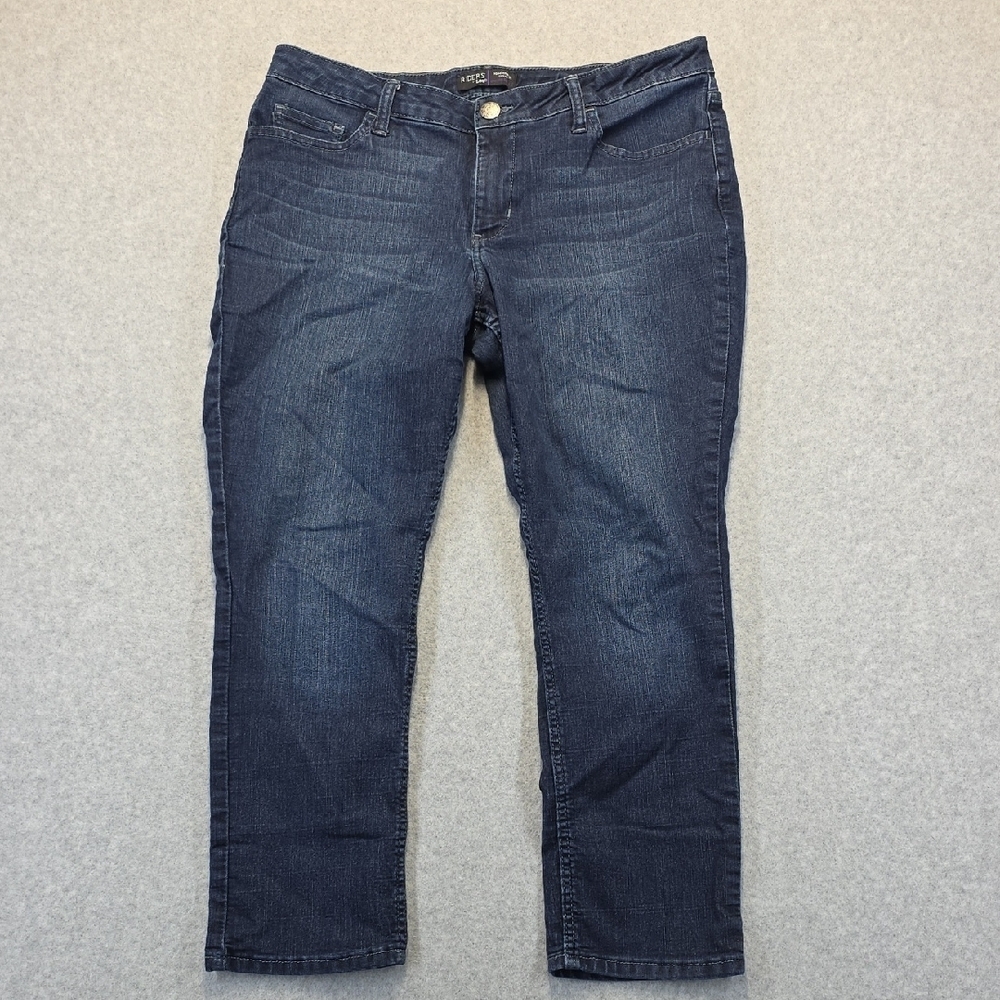 Riders by Lee Modern Fit Skinny Jeans Size 14P Dark Wash